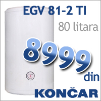 Končar bojler EGV 81-2 TI