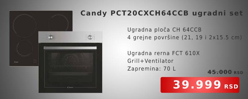 Candy PCT20CXCH64CCB ugradni set