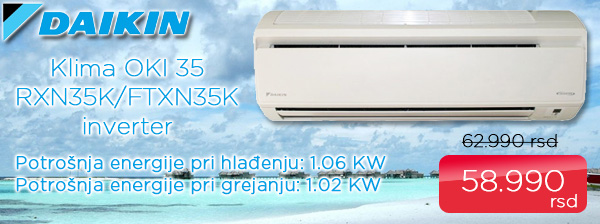 Daikin klima uređaj oki 35 RXN35K/FTXN35K inverter Daikin klima uređaj oki 35 RXN35K/FTXN35K inverter