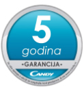 Candy - 5 godina garancije