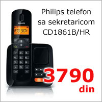 Philips telefon sa sekretaricom CD1861B/HR