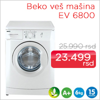 Beko mašina za pranje veša EV 6800 Beko mašina za pranje veša EV 6800