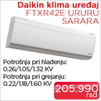 Daikin klima uređaj FTXR42E URURU SARARA