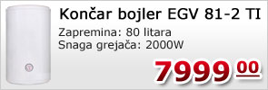 Končar bojler EGV 81-2 TI