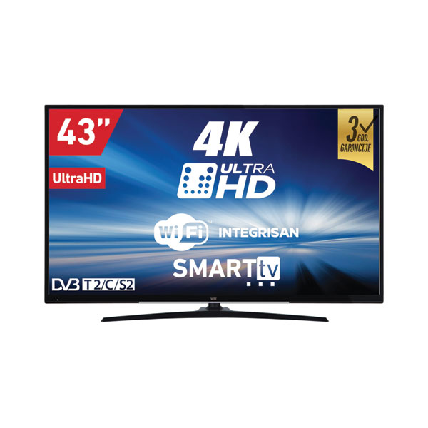 Vox televizor smart tv led UHD 43DSW293V - Cool Shop
