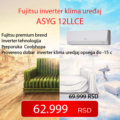 Fujitsu inverter klima uređaj ASYG 12 LLCE - Cool Shop