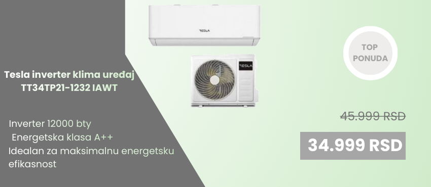Tesla inverter klima uređaj TT34TP21-1232 IAWT