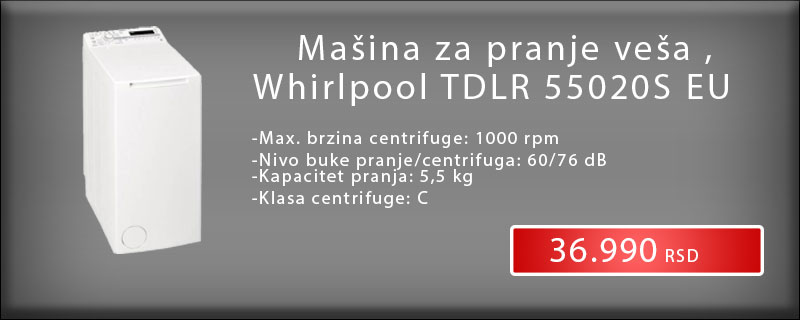 Whirlpool veš mašina TDLR 6030L EU/N