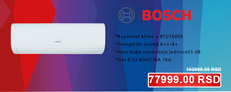 Bosch inverter klima uređaj 24000 btu CLIMATE cl2000 - Cool Shop