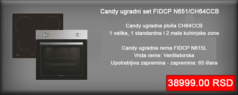 Candy UGRADNI SET FCP 605XL + CH64CCB - Cool Shop
