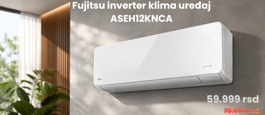 Fujitsu inverter klima uređaj ASEH12KNCA