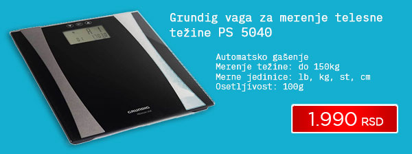 Grundig vaga za merenje telesne težine PS 5040