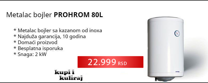 Metalac bojler PROHROM 80L u Cool Shop-u