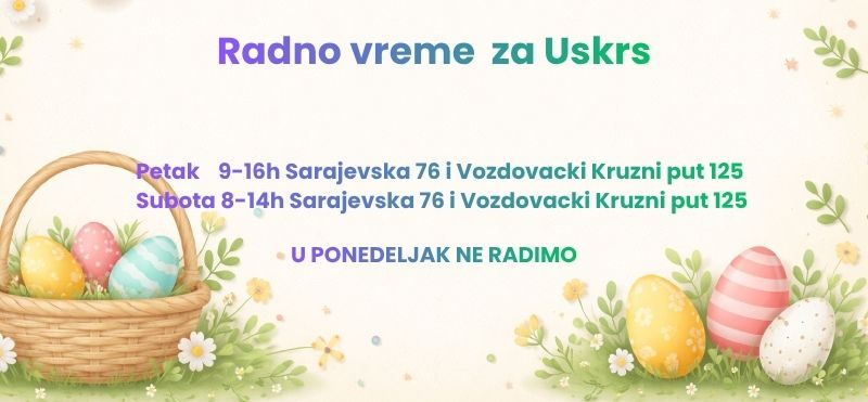Radno vreme za Uskrs