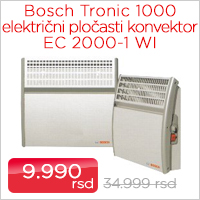 Bosch Tronic 1000 električni pločasti konvektor EC 2000-1 WI