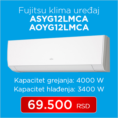 Fujitsu klima uređaj ASYG12LMCA / AOYG12LMCA - Cool Shop
