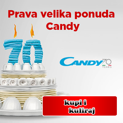 Prava velika ponuda Candy 70 godina - Cool Shop - Candy bela tehnika i ugradna tehnika