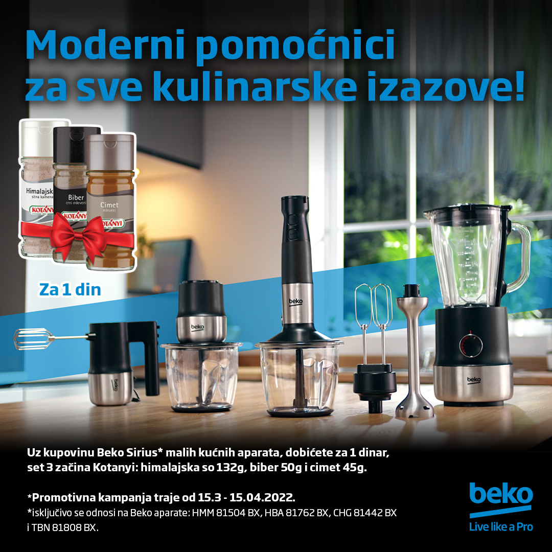 Beko akcija - još niže cene - bela tehnika marke Beko na popustu
